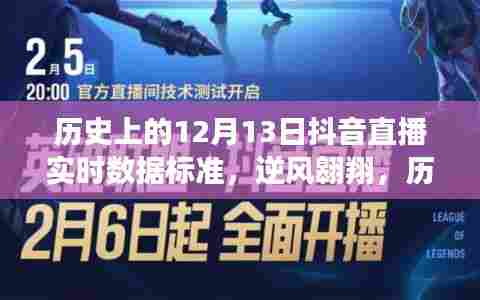 历史上的12月13日抖音直播数据揭秘，逆风翱翔，见证变化的力量与自信诞生