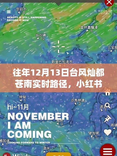 揭秘往年台风灿都路径,苍南之旅的实时路径解析(小红书专享)