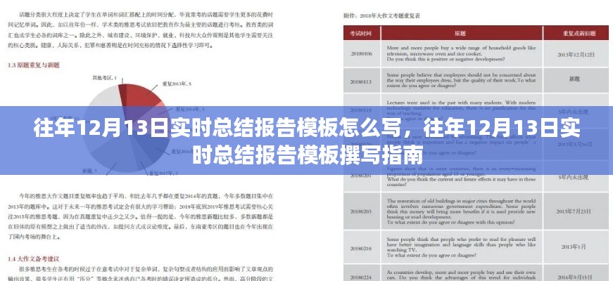往年12月13日实时总结报告模板撰写指南与模板示例解析