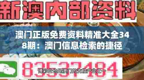 澳门正版免费资料精准大全348期:澳门信息检索的捷径