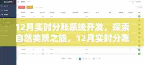 12月实时分账系统开发，自然美景与奇幻冒险的探秘之旅