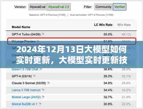 大模型实时更新技术指南,智能进化之路(2024年12月13日版)