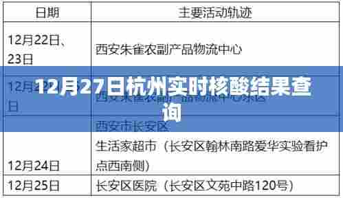 杭州实时核酸结果查询系统上线通知