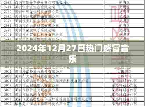 感冒音乐的流行风潮，2024年12月27日热门音乐盘点