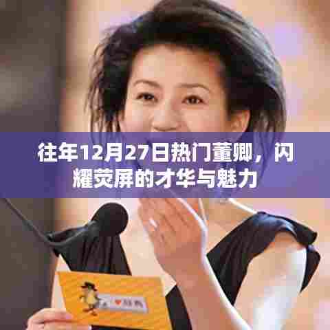 董卿荧屏魅力,才华闪耀十二月二十七日