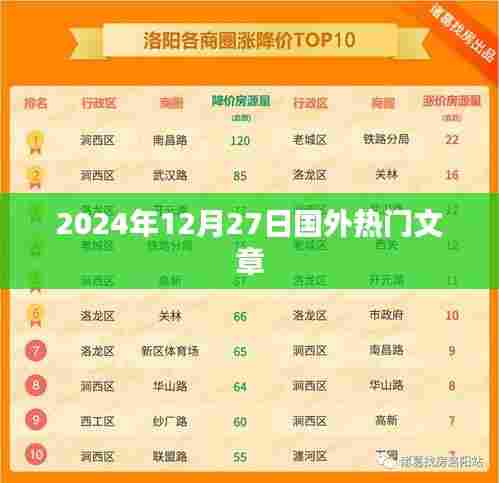 国外热门文章盘点，2024年12月27日资讯速递