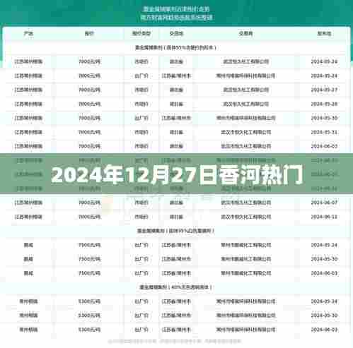 香河最新热点资讯,2024年12月27日热门事件概览