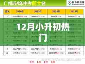 12月小升初教育热点解读
