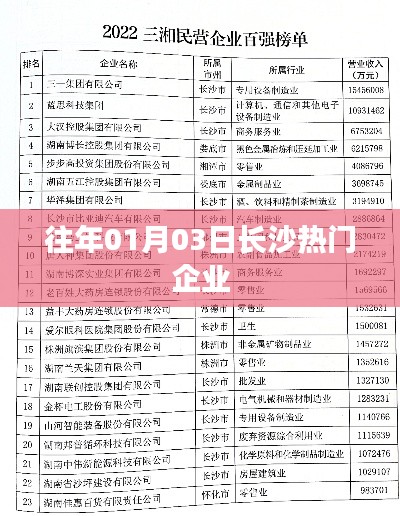 长沙企业热点聚焦，历年一月初的企业盛况