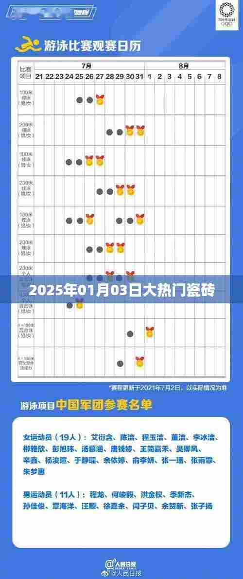 大热门瓷砖,引领潮流,品质之选(2025年1月3日)