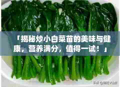 「揭秘炒小白菜苗的美味与健康，营养满分，值得一试！」
